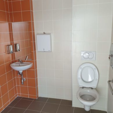 sanitaire wc lave main collectif