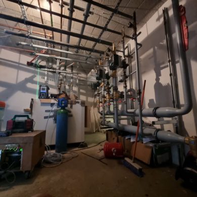 géothermie bouquet préfabrication chaufferie