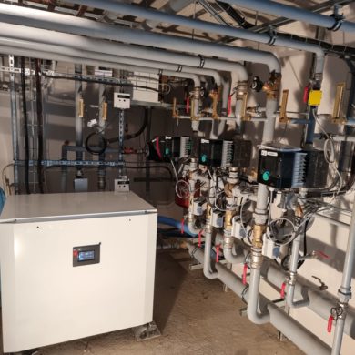 géothermie bouquet préfabrication chaufferie