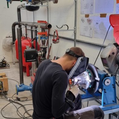 Préfabrication chaufferie