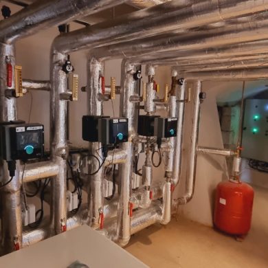 géothermie bouquet préfabrication chaufferie