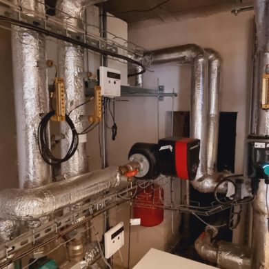 géothermie bouquet préfabrication chaufferie